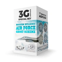 AK Interactive - 3 Gen Acrylics - Modern Hellenic Air Force Ghost Scheme Set 17ml