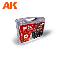 AK Interactive - 3 Gen Acrylics - Briefcase 120 Best Colours for Figures