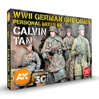 AK Interactive - 3 Gen Sets - WW2 German Uniforms - Signature Set By Calvin Tan