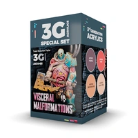 Ak Interactive - 3 Gen Acrylics - Wargame Set. Visceral Malformations.