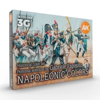 AK Interactive - 3 Gen Sets - Napoleonic Colors - Signature Set By Gabriele Esposito