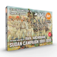 AK Interactive - 3 Gen Sets - Sudan Campaign 1881-1899 - Signature Set By Rafa "Archiduque"