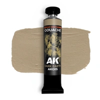 AK Interactive - Gouache Paints - Dark Earth - Ak Gouache 20 Ml.