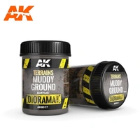 AK Interactive - Dioramas - Terrains Muddy Ground 250ml