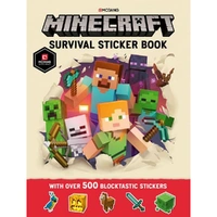 Minecraft Survival Sticker Book